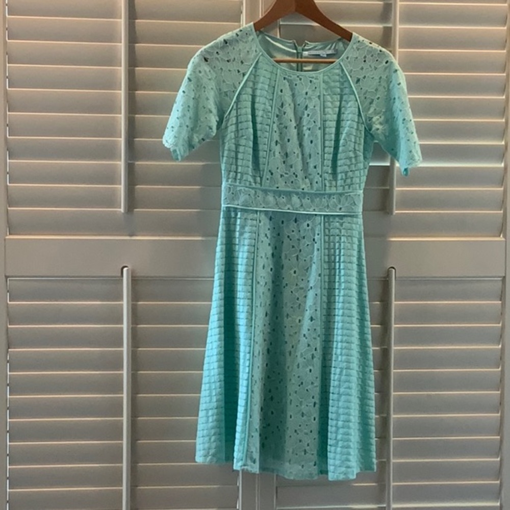Antonio Melani Mint Green Lace Dress